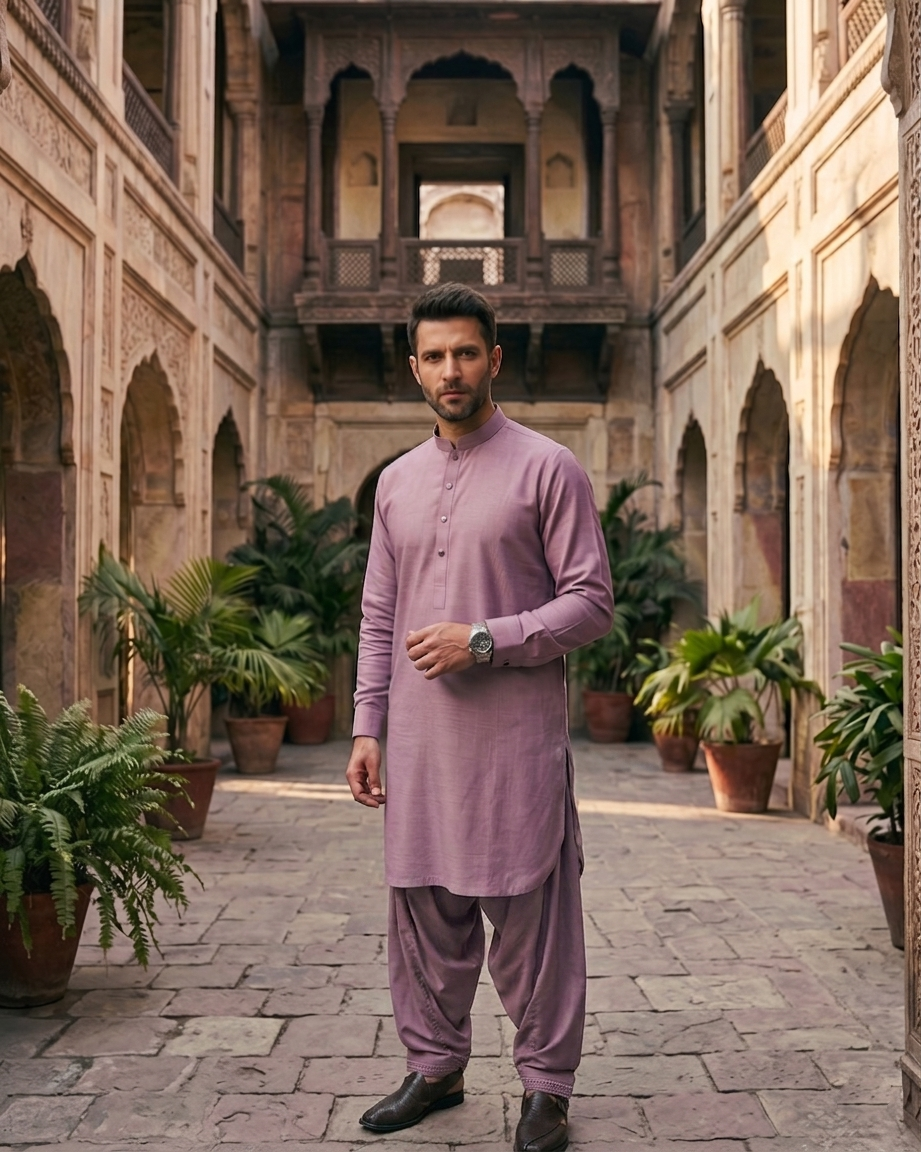 Imperial Dust Rose Shalwar Kameez