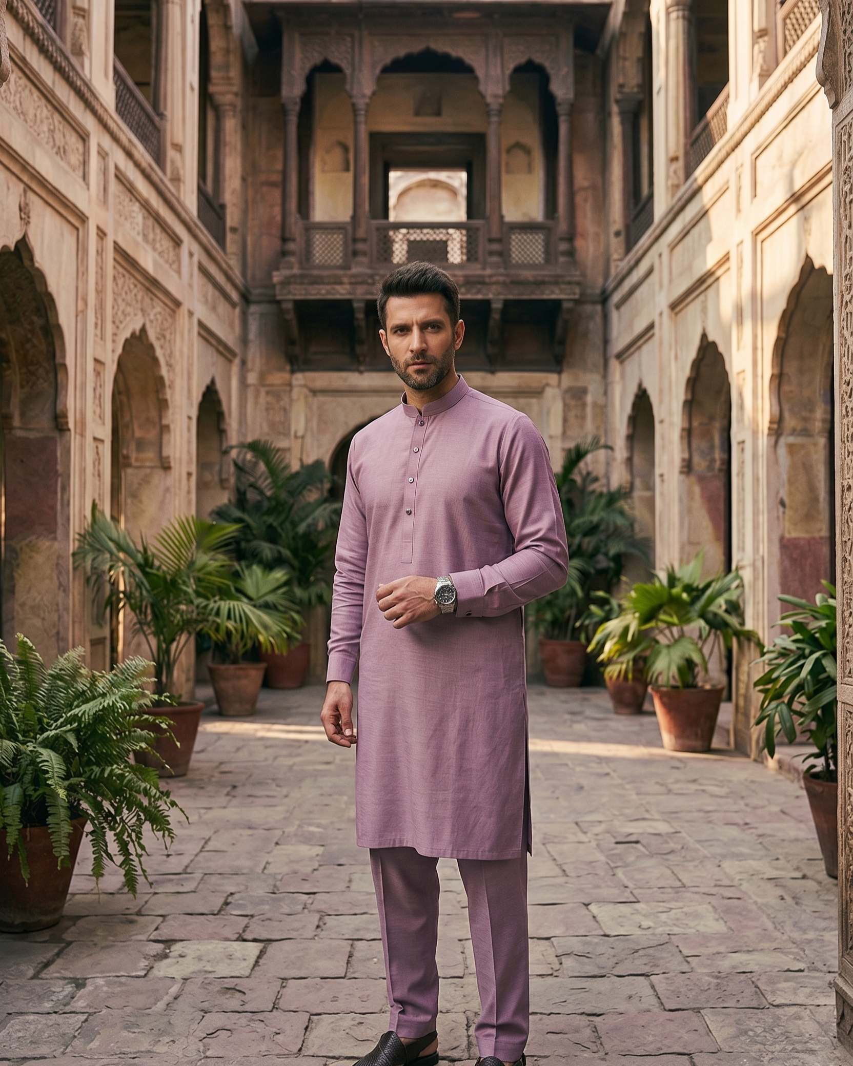 Imperial Dust Rose Shalwar Kameez