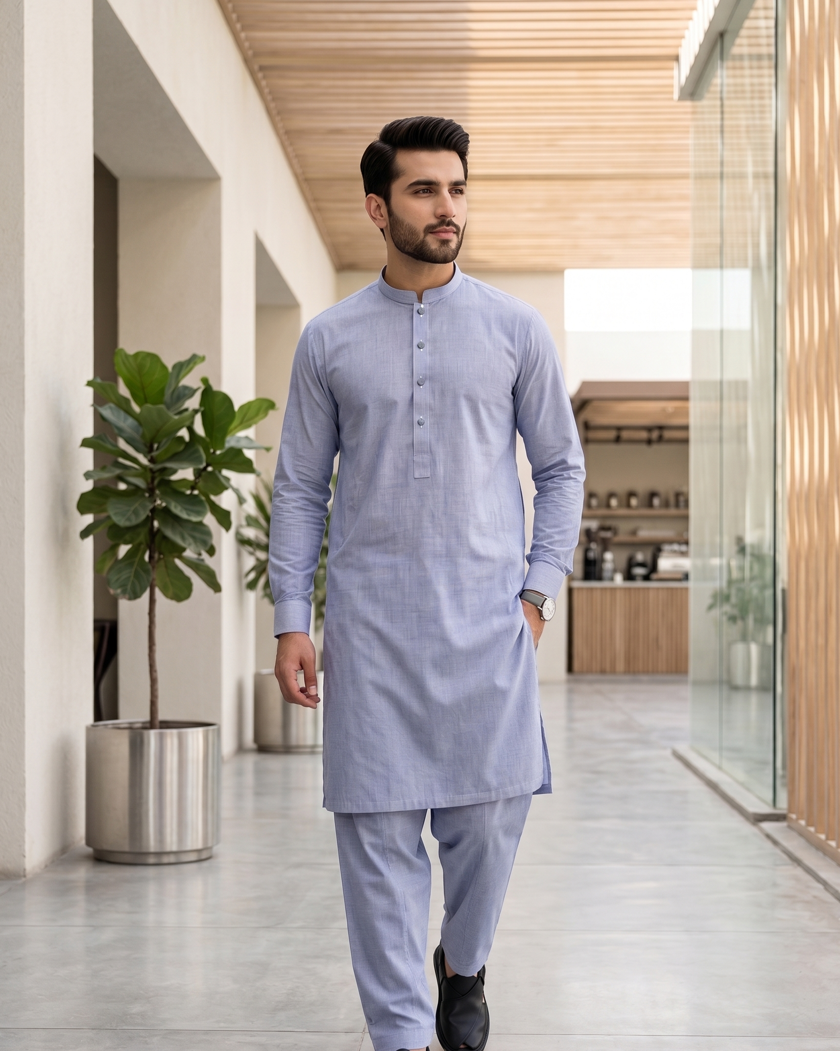Celestial Royale Mist Shalwar Kameez