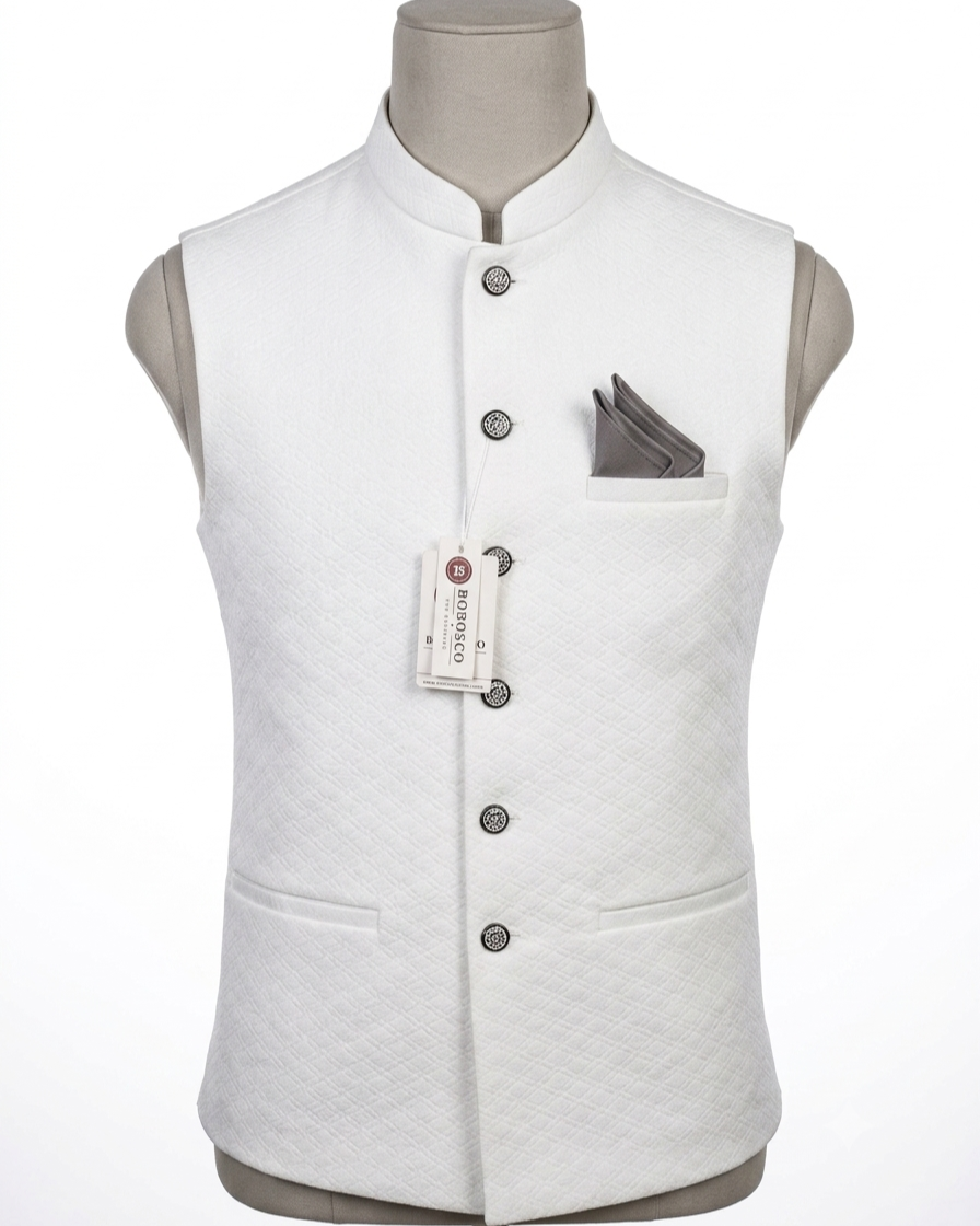Diamond Weave Classic Waistcoat