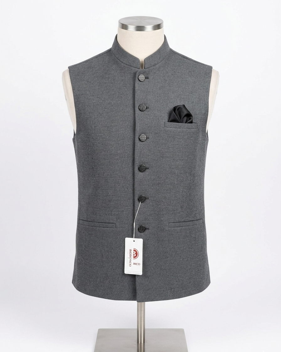 Charcoal Grey Classic Waistcoat