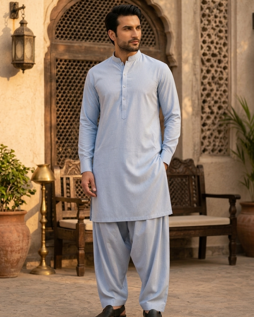 Sky Frost Prestige Shalwar Kameez